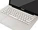 MOSISO Silicone Keyboard Cover Compatible with MacBook Air 13 inch A1466 A1369 2010-2017&Compatible with MacBook Pro 13/15 inch (with/Without Retina Display, 2015 or Older Version), White