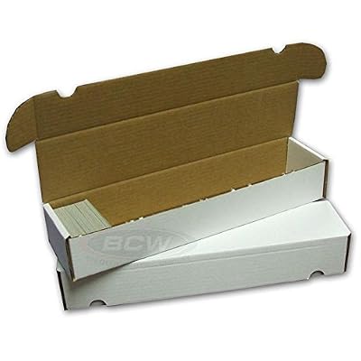 Boîte De Rangement BCW 100 Cartes à Collectionner – Carton Blanc Ultra Résistant