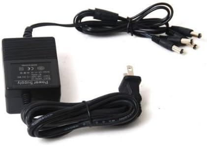 Hi Power 12V DC 2A CCTV Security Camera Power Supply Adapter with 4 (2.1mm) Channel Connectors Port
