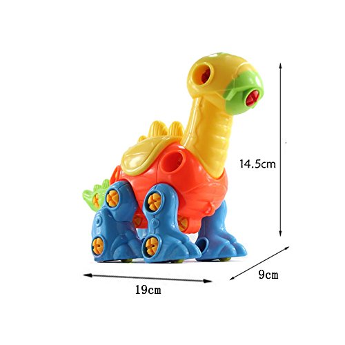 Brachiosaurus Toy Take Apart Dinosaur Green stem Toys Learning DIY Take Apart Fun Construction Engineering Building Play Set for Boys Girls Toddlers Gift Kids Ages