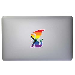 Dark Spark Decals LGBT Pride Progress Flag Dragon