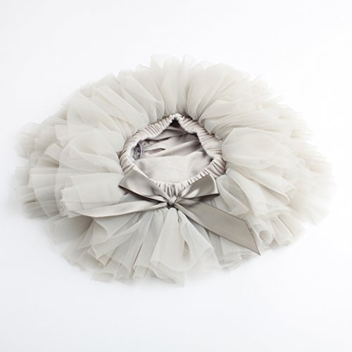 Slowera Baby Girls Soft Tutu Skirt (Skorts) 0 to 36 Months (M: 6-12 Months, Gray)