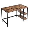 VASAGLE ALINRU Computer Desk, 47.2-Inch Long Home Office Desk for Study, Writing Desk with 2 Shelves on Left or Right…