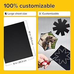 Magnetic Sheets with Adhesive Backing - 5 PCs each