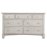 Evolur Cheyenne and Santa Fe Double Dresser, Vintage Grey