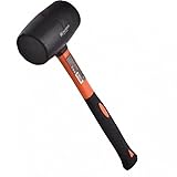 Edward Tools Rubber Mallet Hammer 8 oz - Durable