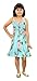 RJC Girls Paradise Lei Panel Elastic Tube Top Ruffle Sundress Aqua 6