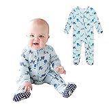 Posh Peanut Baby Boy Footie Pajamas - Soft Viscose