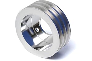 CVF RACING V-belt Crankshaft Pulley for Ford FE 390 427 428 Engines; 3 Groove Crank