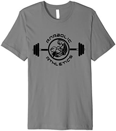 Men's Anabolic Athletics Logo Tee XL Slate