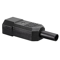 uxcell 10Pcs AC250V 10A IEC320 C14 Male 3 Terminals