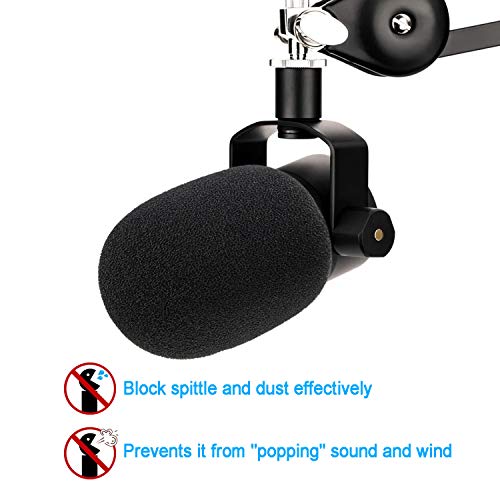 SUNMON PodMic Pop Filter Windscreen Perfect Mic Foam Cover Compatible
