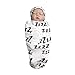 Lanhui Newborn Baby Blanket Swaddle Print Sleeping Bag Kids Sleep Sack Wrap (White, 0~12 Months)