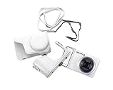 Retro Samsung Galaxy Camera EK-GC200 Leather Case - White