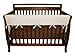 Trend Lab Fleece CribWrap Rail Cover for Long Rail, Natural, Wide for Crib Rails Measuring up to 18