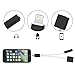 SOKAD iPhone 7/7 Plus 2-in-1 Lightning Charging Cable 3.5 mm Headphone Adapter and Lightning Charging Port Extension Cable for Apple Devices,Compatible with iOS 10.3, No Music Control