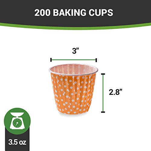 Restaurantware Panificio Pleated Baking Cups, 3.5 oz Baking Cups, Tall
