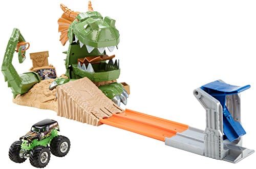 hot wheels monster jam dragon arena attack playset