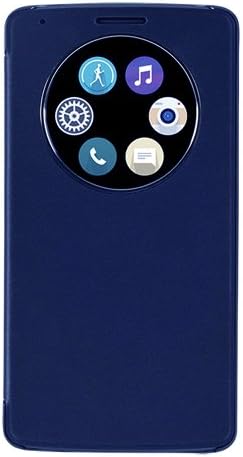 NETBOON Quick Circle Window View Sensor Flip Cover for LG X Cam - Blue