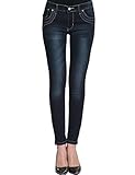 Camii Mia Women's Denim Slim Fit Fleece Jeans