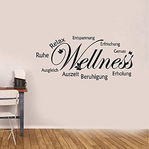 Vivityobert Wellness Relax Entspannung Erfrischung Wall Stickers for Bathroom Washroom