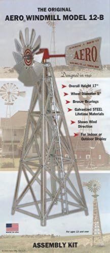 Aero 12-B Windmill Kit with Pre-Assembled Tower