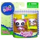 Littlest Pet Shop Cutest Pets Series 2 Figures Mommy Baby Pandas