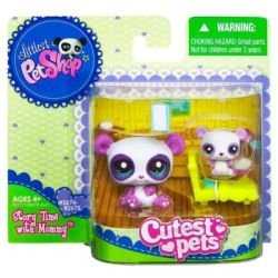 Littlest Pet Shop Cutest Pets Series 2 Figures Mommy Baby Pandas