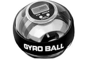 Torqueball, Torque Ball Hand Exercise with Counter, Auto-Start Wrist Power Gyro Ball, Torqueball Wrist Exercise, Grip Strengt