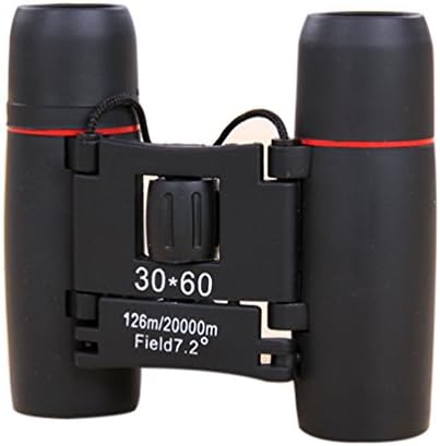 JAYLINNA Foldable Mini Portable HD 30x60 Binoculars-2 Colors (Black)