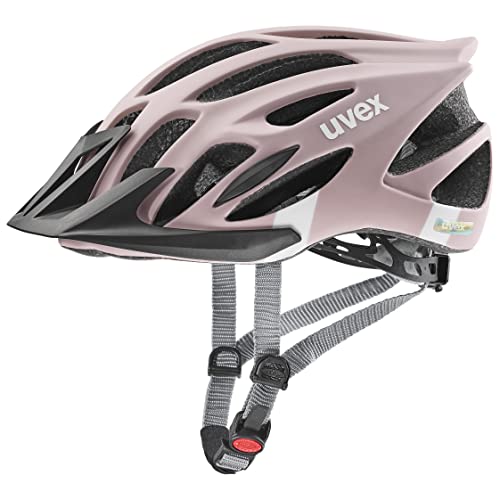 uvex flash - leichter Allround-Helm für Damen und Herren - individuelle Größenanpassung - waschbare Innenausstattung - dust rosé - white matt - 57-61