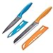 Zyliss Utility Kitchen Knives with Sheath Covers - Dishwasher Safe - Stainless Steel Kitchen Knives Perfect for Cutting Meat, Vegetables & Fruit - 2 Piece Serrated Set