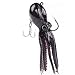 East Rain Artificial Octopus Swimbait with Skirt Tail Lingcod Rockfish Jigs for Saltwater Fishing Big Game (PVC,3.54/7.87/9.45inch,0.81/6.35/9.88oz,Mulit-Colors Option)