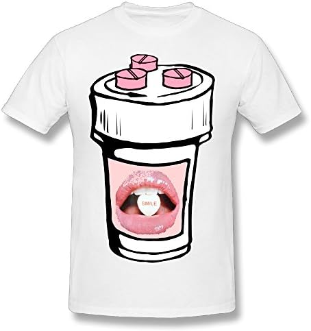 Clipart Pills And Bottle Rock Candy Pink Happy Friday Summer Fashion Pattern Print Tops Mens Shirt