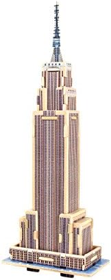 3D Wooden Puzzle Model Empire State Building World Great Architecture DIY