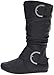 Top Moda Women's Round Toe Slouchy Boot with Buckle