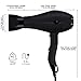 PARWIN PRO BEAUTY Professional Hair Styling Set -Foldable 1875W Ion Hair Dryer and Tourmaline Hair Straightener Thermostat Flat Iron Set (Pink)
