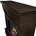 Real Flame 5910E-DW Chateau Fireplace, Small, Dark Walnut