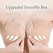 Linkinghome- Adhesive Invisible Bra with Buckle, Beige and Black, Medium