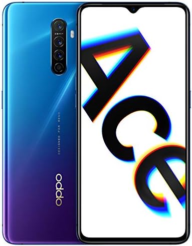 Original Oppo Reno Ace 4G LTE Mobile Phone 12G+256GB 65W Super VOOC 6.5" AMOLED 90HZ Screen Snapdragon 855 Plus 48.0MP OTG NFC Cellphone Support Google by-（Real Star Technology (Purple 12+256GB)