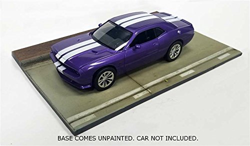 Street Section Display Base 11x7 for 1/24 1/25 Model Cars (Resin Plastic) (True Details 24002)