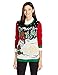 Ugly Christmas Sweater Juniors Light-Up Noel Written in Snow Pullover