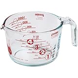 Pyrex 100 4 Cup 100th Anniversary Measuring Cup, Red