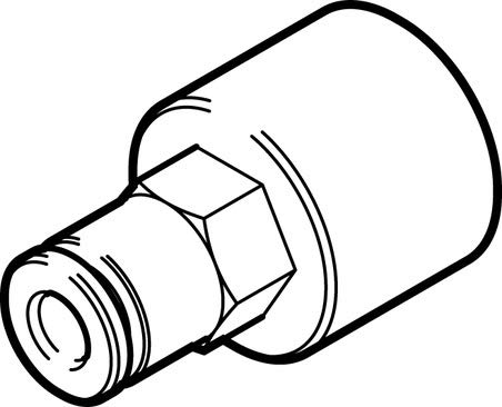 Festo 578354 Model NPQH-D-G18F-Q8-P10 Push-In Fitting (Pack of 10)