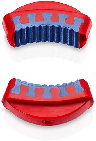 KNIPEX 2 works of Two-Component Plastic Inserts for 81 11 250 / 81 13 250, 81 19 250 V02, Red