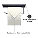 Neater Nest Reversible Toilet Paper Holder with Phone Shelf, Modern Style (Oil Rubbed Bronze, Single)