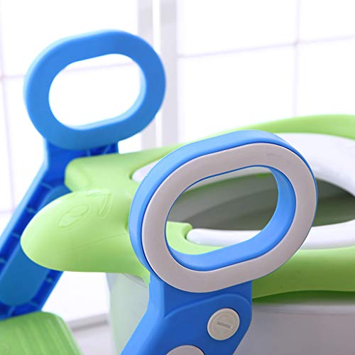 image for Fine Potty Training Seat, Toilet Training Seat with Non-Slip Step Stoo