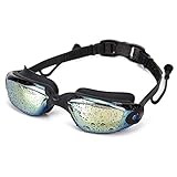 LAPOMI Swimming Goggles, Anti-Ultraviolet, Anti-Fog, Anti-Ultraviolet, Fast Release Belt, No Leakage Swimming Goggles，Adult Swim Goggles