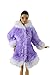 Purple Fashion Winter Fur Coats Clothes + 1 Pair Boots Made Fit for Barbie Doll