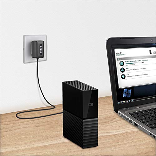 IBERLS 12V Plug Adapter Replacement Western Digital Wd External Hard Drive HDD Power Supply Cord for My Book Av DVR Expander, Live Personal Cloud, Studio, Essential Elements 1tb-6tb, TV Media Player